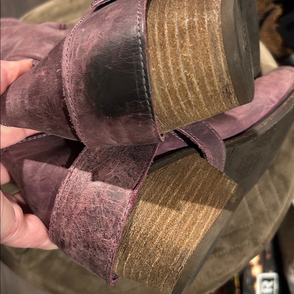 John Fluevog Purple Adriana Luna Boots - Picture 6 of 7